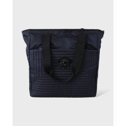 Versace Nylon tote tas zwart