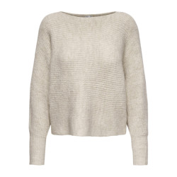 Only Onldaniella ls pullover knt noos beige