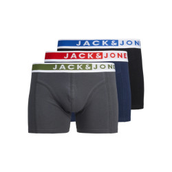 Jack & Jones Heren plus size boxershorts trunks jackarim effen 3-pack