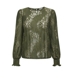 Jacqueline de Yong Jdydaniella l/s lace top jrs