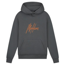 Malelions Striped signature hoodie