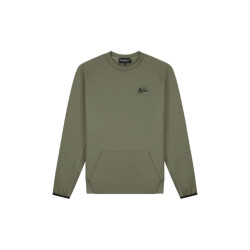 Malelions Sport counter sweater 2.0 d.green ms2-aw24-39-036
