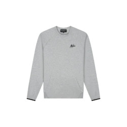 Malelions Sport counter sweater 2.0 grey mel ms2-aw24-39-902