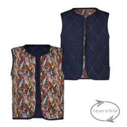 B.Nosy Meisjes reversibel gilet ginny amibitous aop