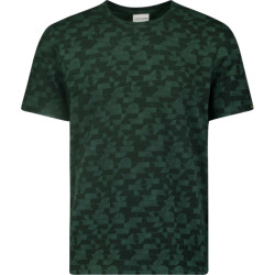 No Excess T-shirt crewneck allover printed ga dark green