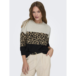 Only Onljade animal ls o-neck noos knt