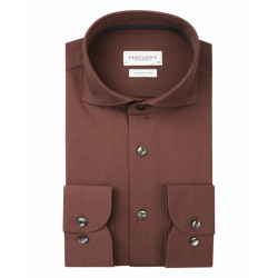 Profuomo Japanese knitted overhemd met lange mouwen