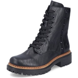 Rieker Kort veterlaarsje 72647-00 black