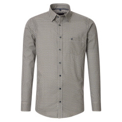 Casamoda Heren overhemd 444303900 200 brown