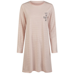 By Louise Essential dames nachthemd lange mouw gestreept
