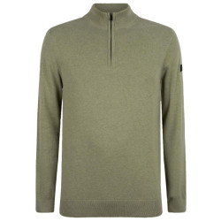 PRESLY & SUN Lewis zip knitted pullover