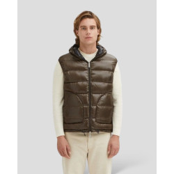 Centogrammi / zwart omkeerbare bodywarmer heren