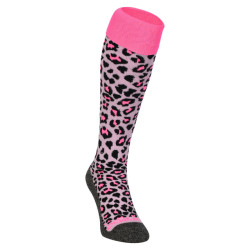 Brabo bc8450b socks cheetah soft pink kousen hockey dames -