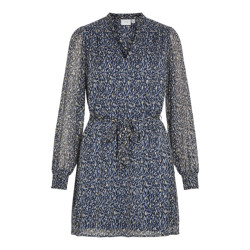 Vila Vifalia dotta v-neck ls dress dessin