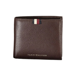 Tommy Hilfiger Brown leather heren portemonnee met stijl
