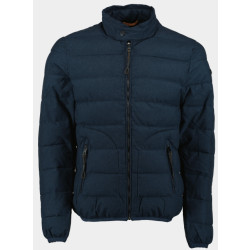 Bos Bright Blue Scotland blue winterjack jerk outdoor jacket wool look 24301je24sb/290 navy