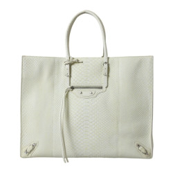 Balenciaga Python leren tote
