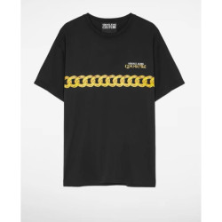 Versace Jeans Couture zwart goud chain t-shirt