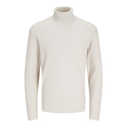 Jack & Jones Jjecooper knit roll neck beige