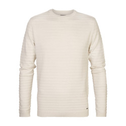 Petrol Industries Knitwear round neck ecru