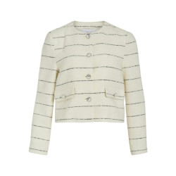 Vila Visafron ls jacket ecru dessin