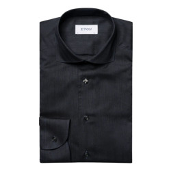 Eton Herringbone wrinkle free flannel shirt lange mouw overhemden 100012184
