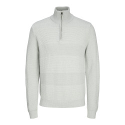 Jack & Jones Jjhugo knit half zip licht