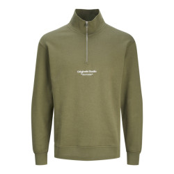 Jack & Jones Jorvesterbro sweat quarter zip hn n army