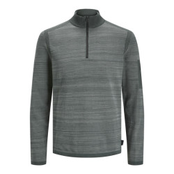 Jack & Jones Jcomace knit half zip smu army