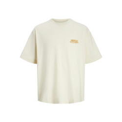 Jack & Jones Jorroxbury type tee ss crew neck off-white