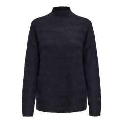 Only Onlklarisa life ls highneck bf knt navy