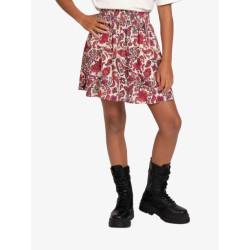 Nik & Nik Meisjes rok paisley vibrant orange fuchsia pop