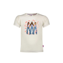 B.Nosy K3 meisjes t-shirt tammy ecru