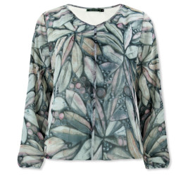 Lizzy & Coco Lizzy & coco soshy top- neutral flowers