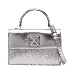 Off White Leren jitney crossbody