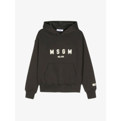 Msgm Jongens hoodie piombo lead