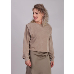 MbyM Sweater schouderdetails katti