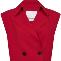 Co'Couture Cadeaucc crop waistcoat flame
