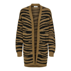 Jacqueline de Yong Lorraine animal l/s long cardigan
