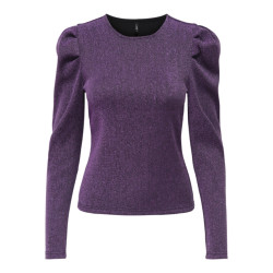 Only Onlrich ls glitter puff top jrs -