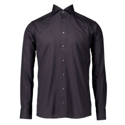 Eton Herringbone wrinkle free flannel shirt lange mouw overhemden 100012184