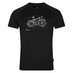 Dare2b Heren tech fiets t-shirt