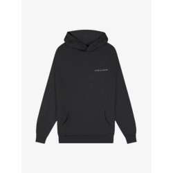 Lyle and Scott Jongens hoodie script gunmetal