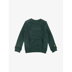 Lyle and Scott Jongens sweater cargo pocket argyle teal