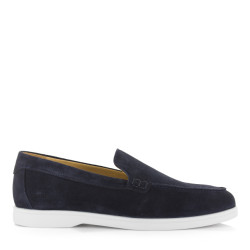 Blackstone bg360 navy loafers van suèd loafers heren