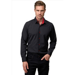 Rusty Neal Heren overhemd – rood r-44 kosta