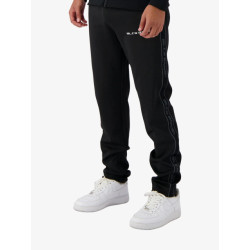 Black Bananas Heren joggingbroek taped initial trackpants zwart