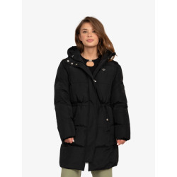 Nik & Nik Meisjes winterjas alisa puffer zwart