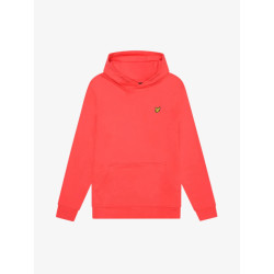 Lyle and Scott Jongens hoodie radical coral