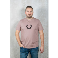Fred Perry Flocked laurel wreath gra tee